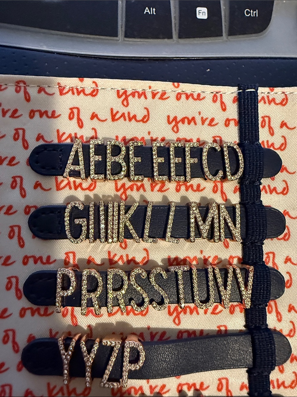 Lee Collective Pave Alphabet charm. You pick one Alpha